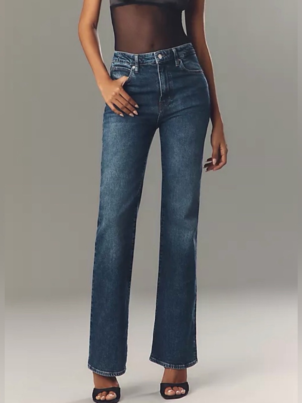 FRAME The Arrow High Rise Flare Jeans Dark Wash Size 28